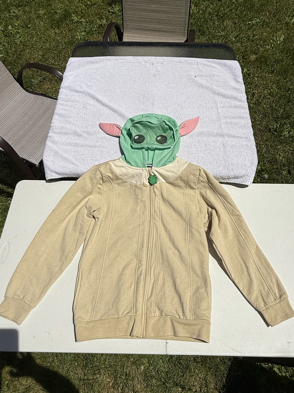 Grogu Star Wars MAD Engine Zip-Up Hoodie